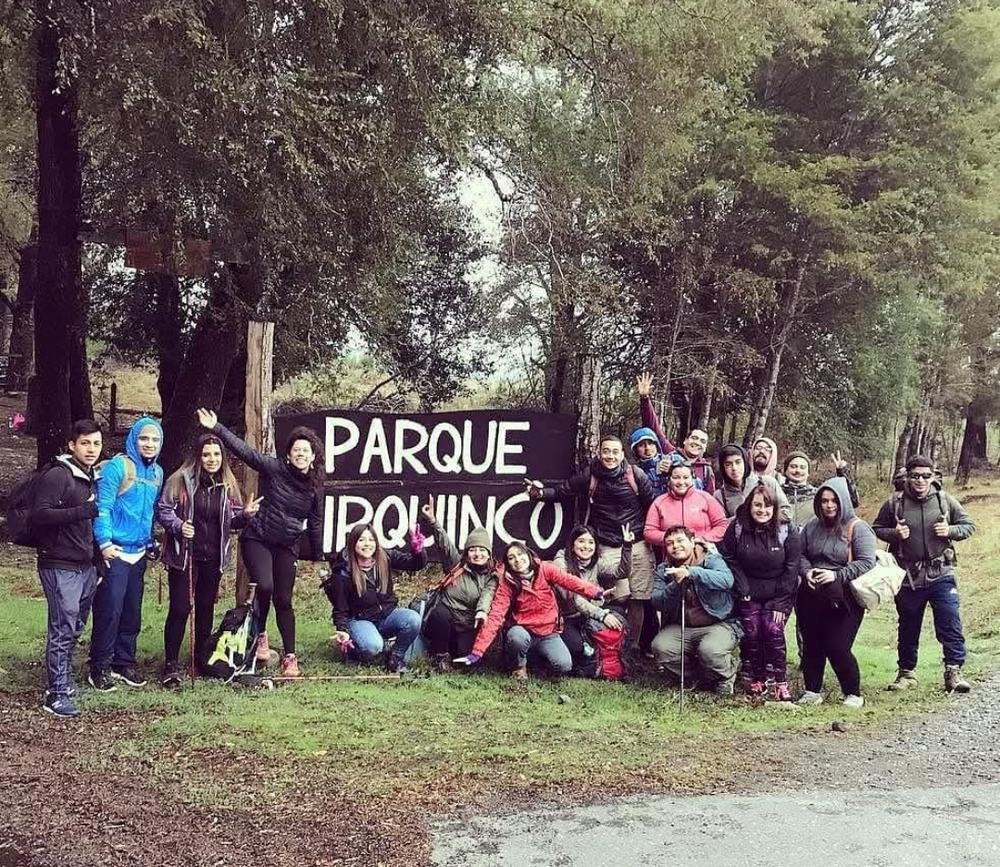 Grupo en Parque Irquinco
