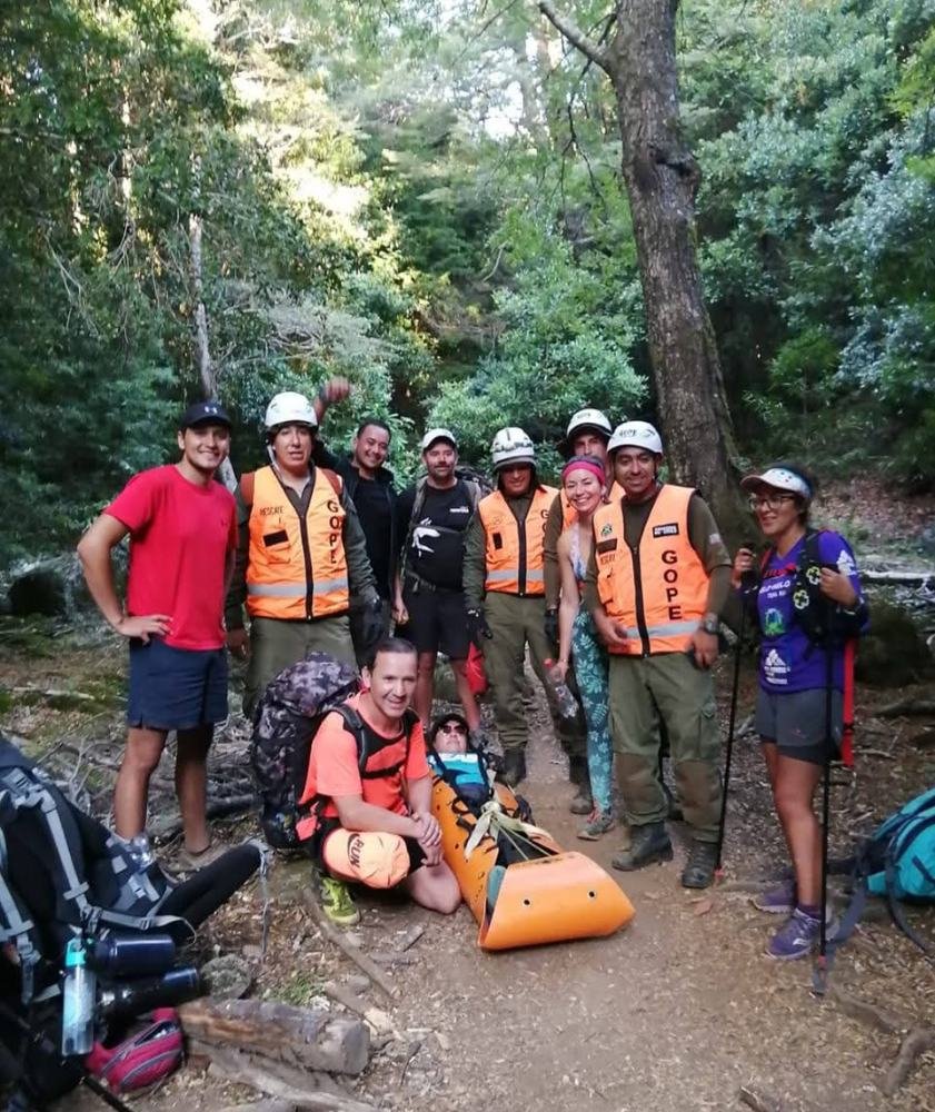Equipo de rescate GOPE en terreno